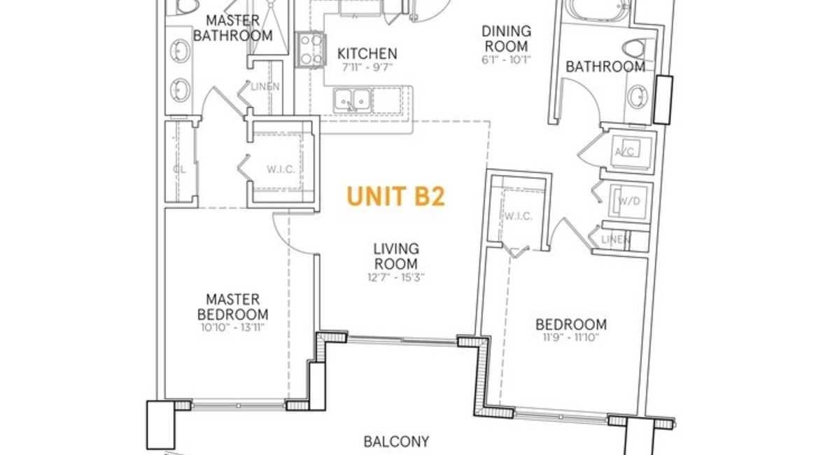 2 beds • Apartment • 82 m²
