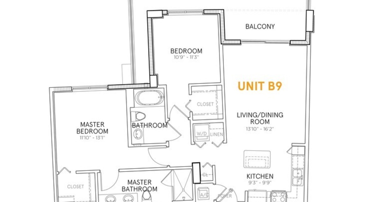 2 Chambre • Apartment • 65 m²